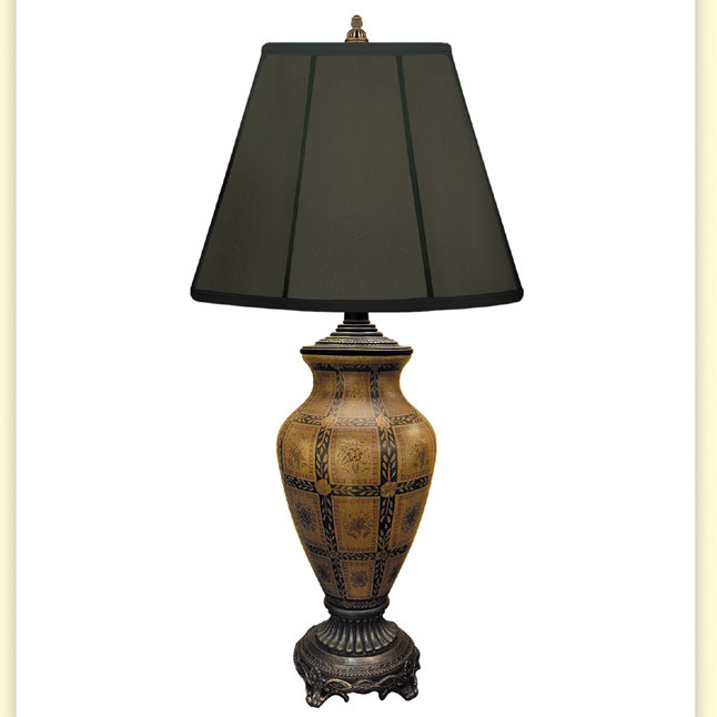 Lampe de table 32 "Leaf Hatch Ormolu