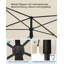 Burdzel Rectangular Market Parasol-24857058-24857059