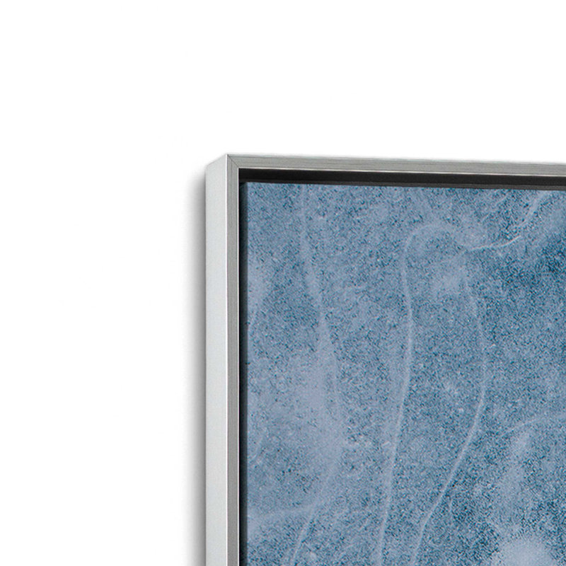 «Ice Study No. 1» par Jennifer Rigsby, reproduction d'art, 12 W x 18 H, Silver, Framed Canvas