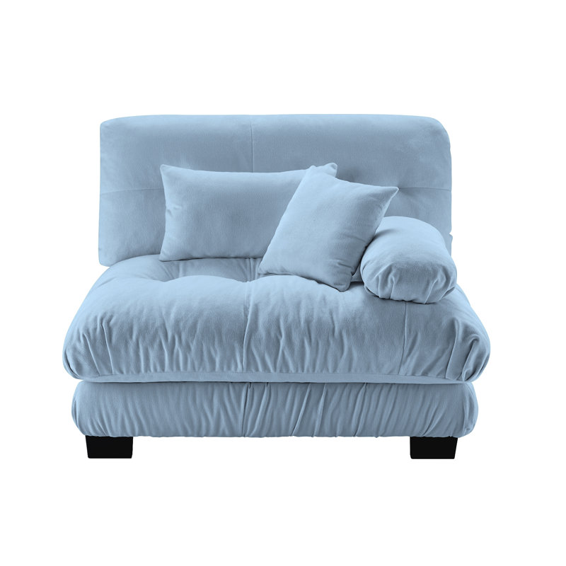 Canapé Pariss LSF avec 2 coussins - bleu, Left Hand Facing