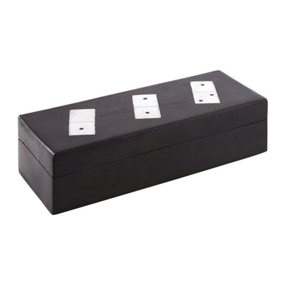 Check Wooden Decorative Box