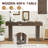 63 Inch Long Console Table, Rustic Wooden Sofa Table Behind Couch, Farmhouse Entryway Table, Industrial Accent Furniture For Entrance, Foyer, Hallway, Living Room-114146279