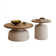 Modern Minimalist Nesting Twin Side Tables