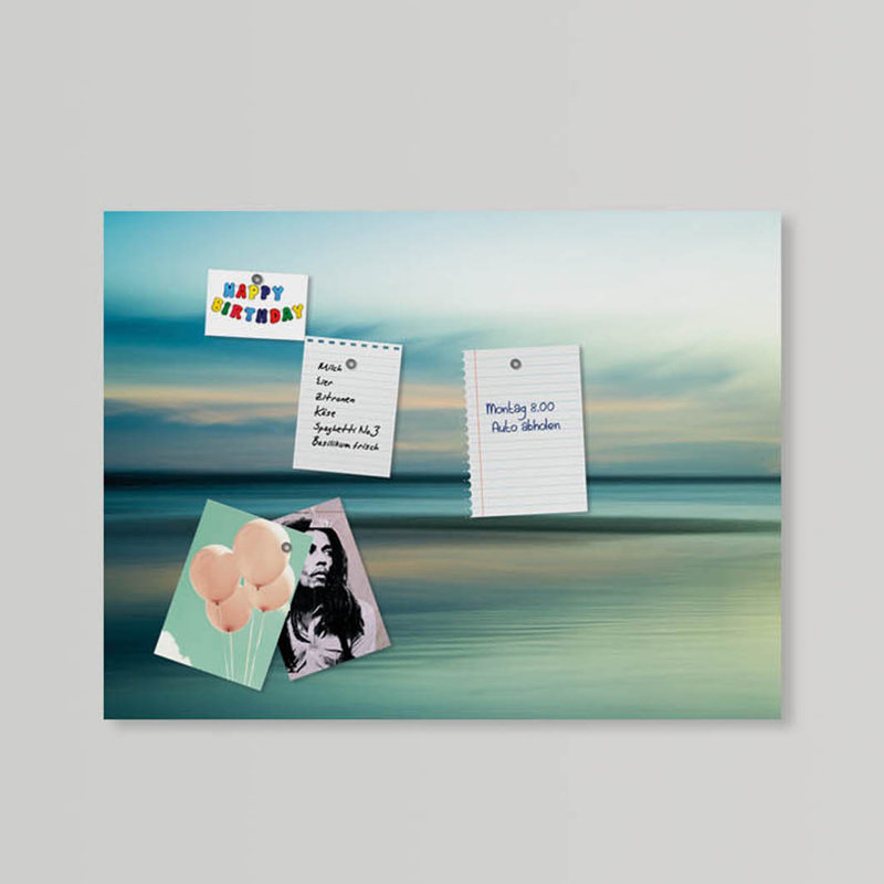 Magnetic Glass Photo Memo Board