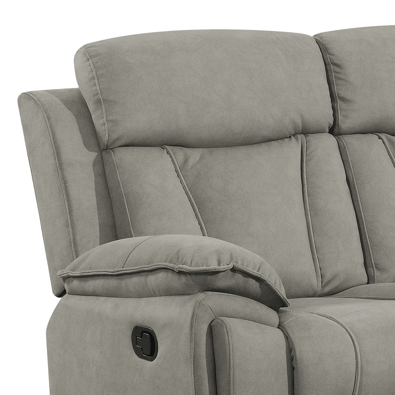 Tairi 3 Piece Reclining Sofa Set, Sand