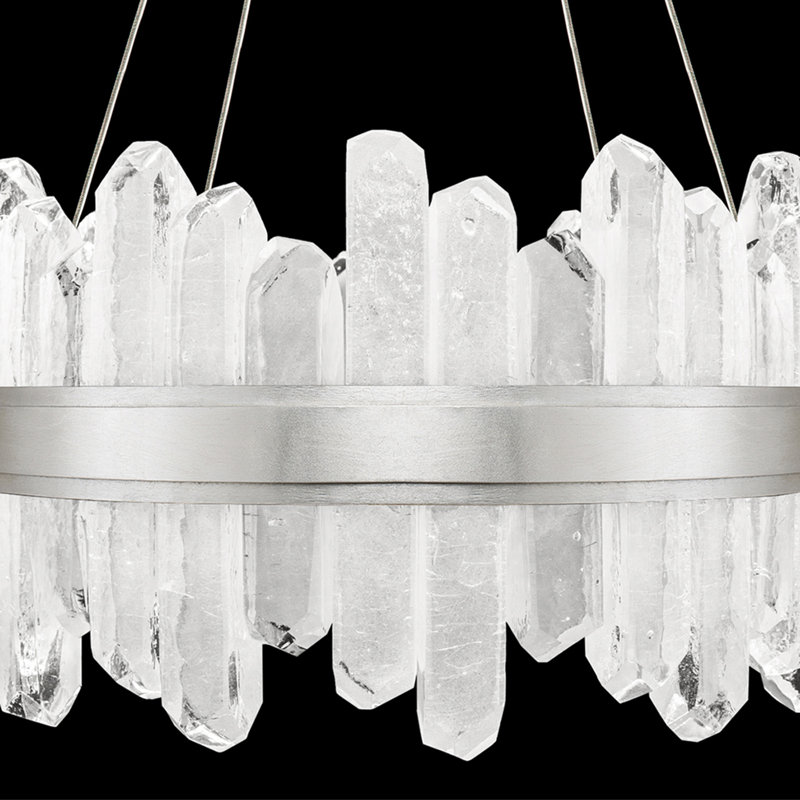 Lior 24 - Light Chandelier, Silver, 3000, 12" H x 21" W x 21" D