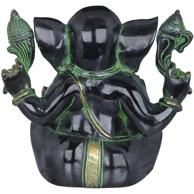 Religious & Spiritual Figurines & Sculptures, Black/Green