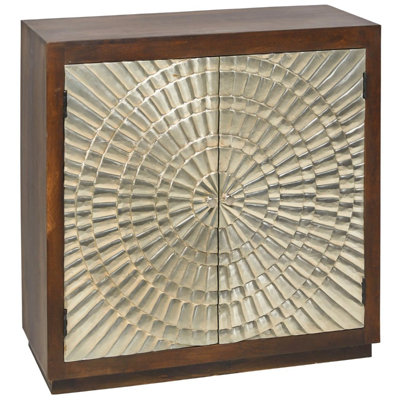 Balhi Solid Wood Accent Cabinet