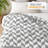 Chevron Knit Throw Blanket Soft Reversible Throw for Couch or Bed-121635981-123293265