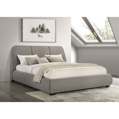 Lit plateforme tapissier Kacper