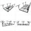 Supports de rangement pour plafond, tablettes métalliques réglables, capacité de 600 lb pour une organisation verticale-1456691245-1456691408