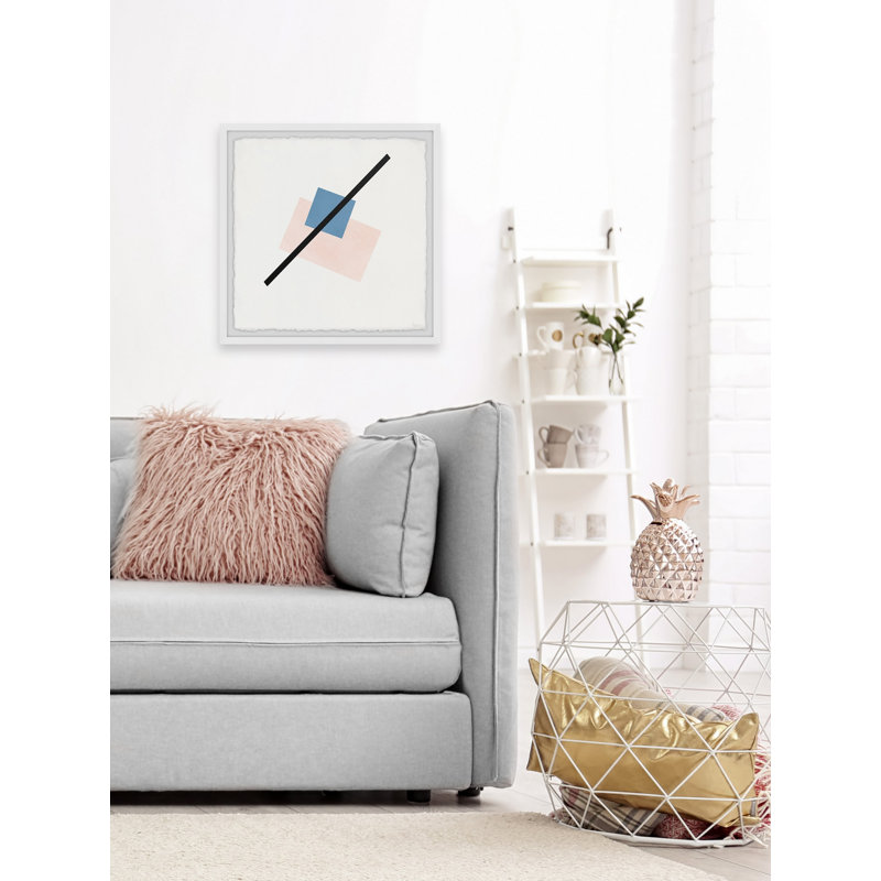 «A Clean Line», reproduction encadrée, H 18 po x l 18 po x P 1,5 po