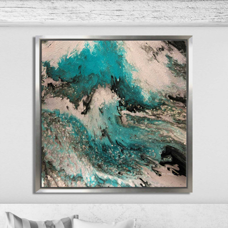 «I Will Sing Of Your Power, Psalm 59:16» par Mark Lawrence, reproduction d'art, Cadre flottant argent