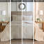 Couvre-lit réversible 3 pièces crème grand - microfibre, motif enchanteur, drapé surdimensionné, 2 taies décoratives, lavable facilement, matériau en microfibre, médaillon ravissant, assorti facile à laver