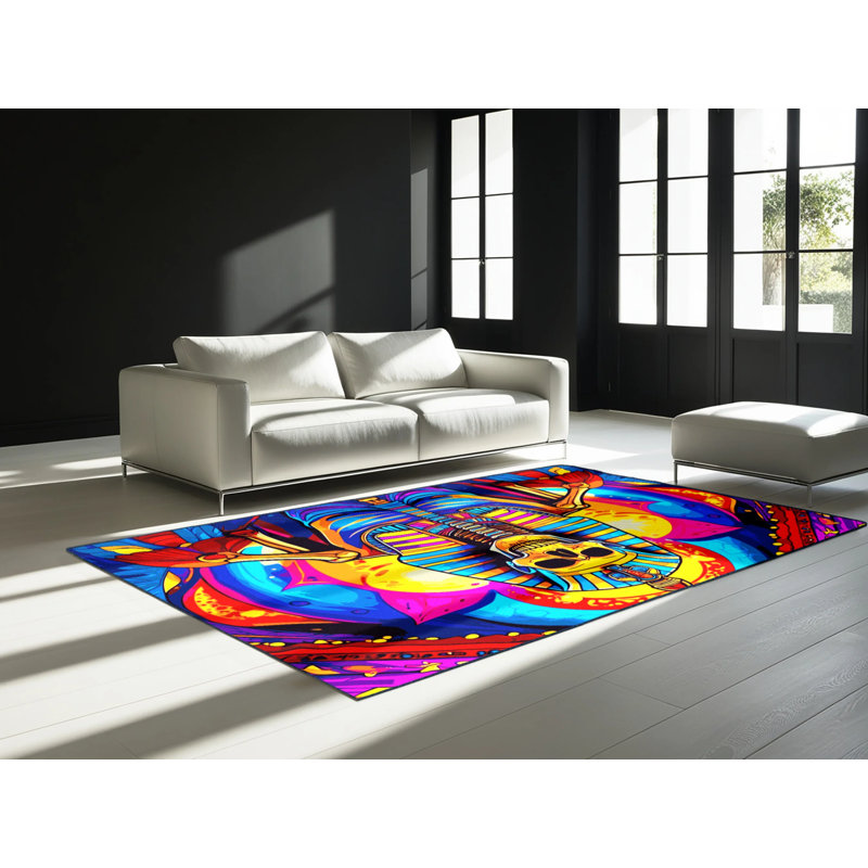 Surreal Glow Rug, Rectangle 8' x 12'