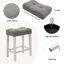 Ensemble de table de bar 4 pièces avec prise de courant, ensemble de table de bar avec chaises, table de bar avec tabourets, table de canapé avec 3 tabourets rembourrés-533530432-533530435-533530437-533530443-533530461