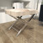 Tabouret de salon en acier inoxydable