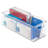 mDesign Plastic Home Office Storage Organizer Bin With Handles - 8 Pack - Clear
