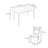 Simple Rectangular Solid Wood Dining Table Sets-102373625