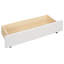 Lit plateforme tapissier avec tête de lit à motif brique, lit gigogne simple et 2 tiroirs, structure en bois, lit gigogne sans sommier, tiroirs pour un rangement efficace-121015486