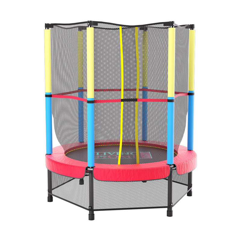 Costache 140cm D Hexagon Backyard Above Ground Trampoline