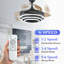 Ventilateur de plafond moderne de 42 po avec lumières et ventilateurs de plafond à courant continu à télécommande, silencieux et réversible Orren Ellis-1364189223