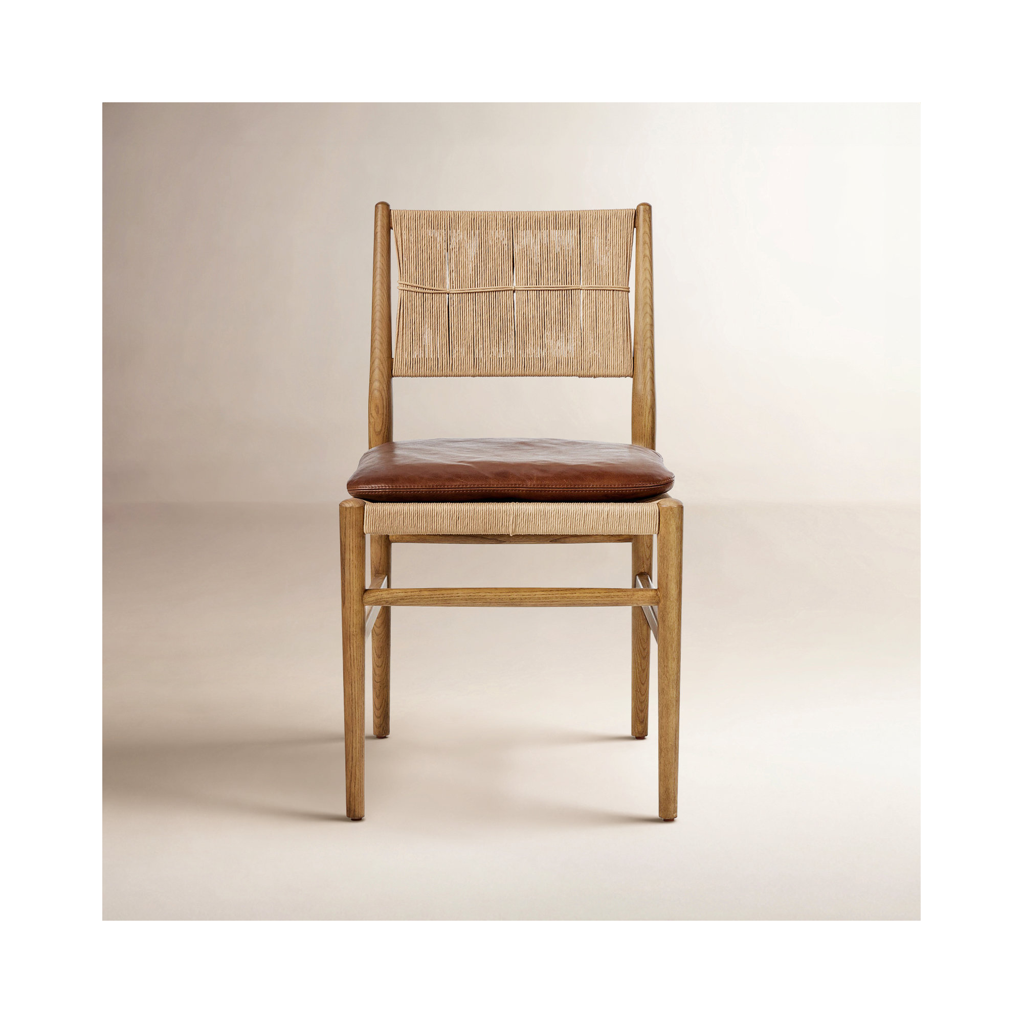 Dara Dining Chair With Cushion, Dulane Mahogany