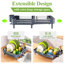 Égouttoir à vaisselle réglable en acier inoxydable-92917002