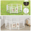 Parc pour chien avec 8 panneaux et enclos pour chiots pour chien-116376290-116376289