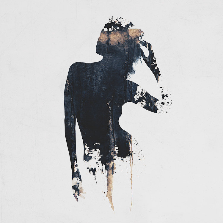 « Where is My Mind II », art graphique, H 26 po x l 26 po x P 1,5 po, Toile tendue