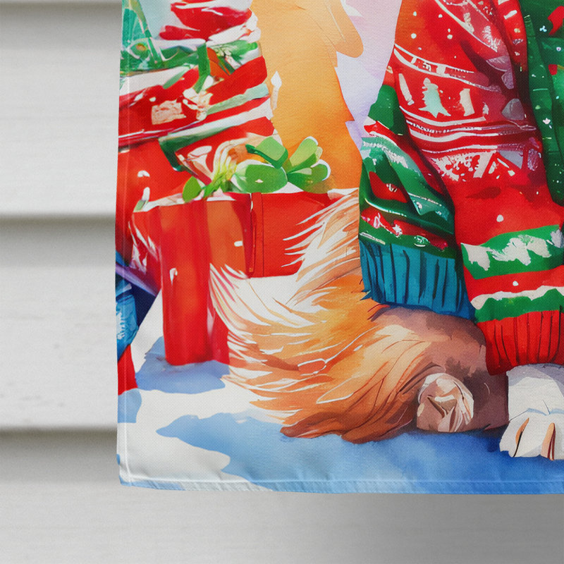 Double Sided Polyester Christmas, 40'' H x 28'' W