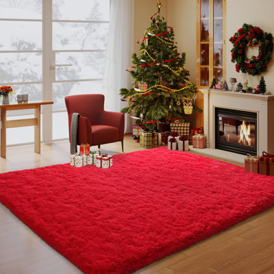 Shag Rug Soft Fluffy -Indoor Area Rug for Living Room Bedroom Nursery Kids Room
