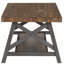 Table basse à tréteaux avec rangement Isakson-23263913