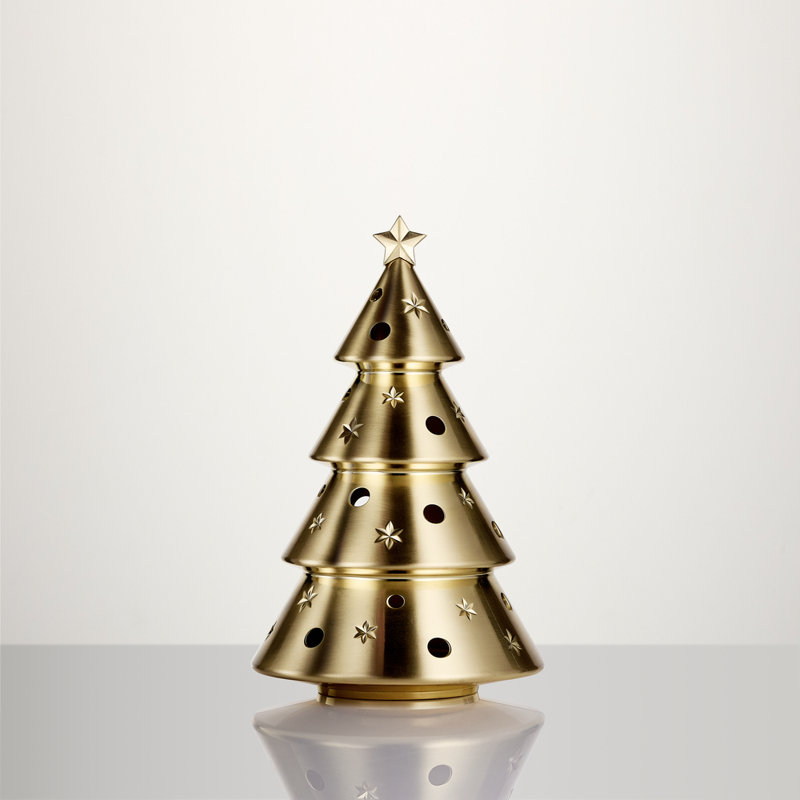 Standing Tree Golden Ornament Large