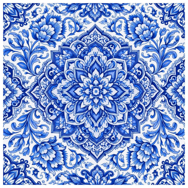Rideaux de douche Mandala, 70in W x 84in H