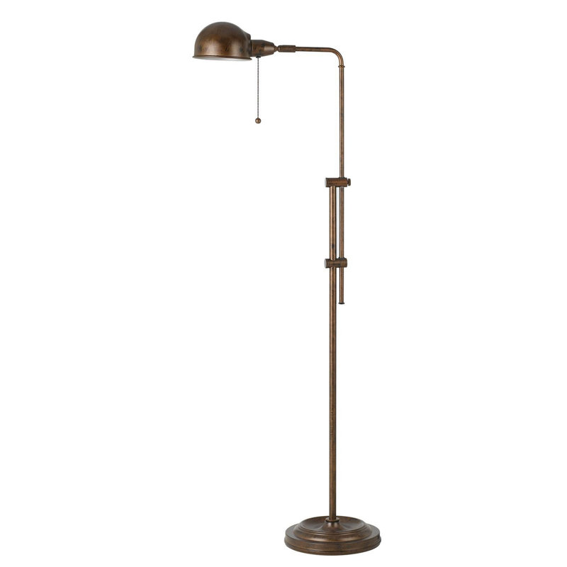 Lampe de lecture sur pied 58 po Friston, Rouille, Rouille