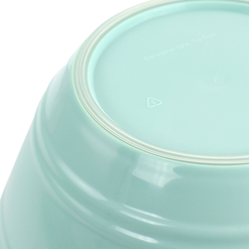 Aqua Plastic Nesting Food Storage Bowl Set with Lids