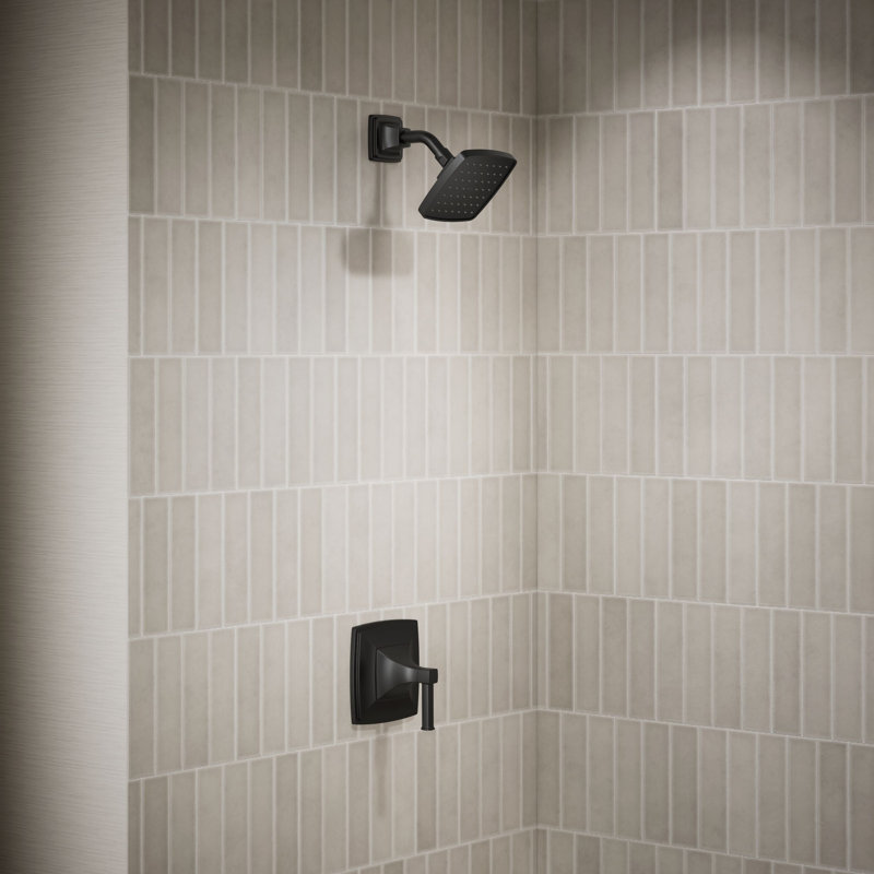 Ensemble de douche Riff, Noir mat
