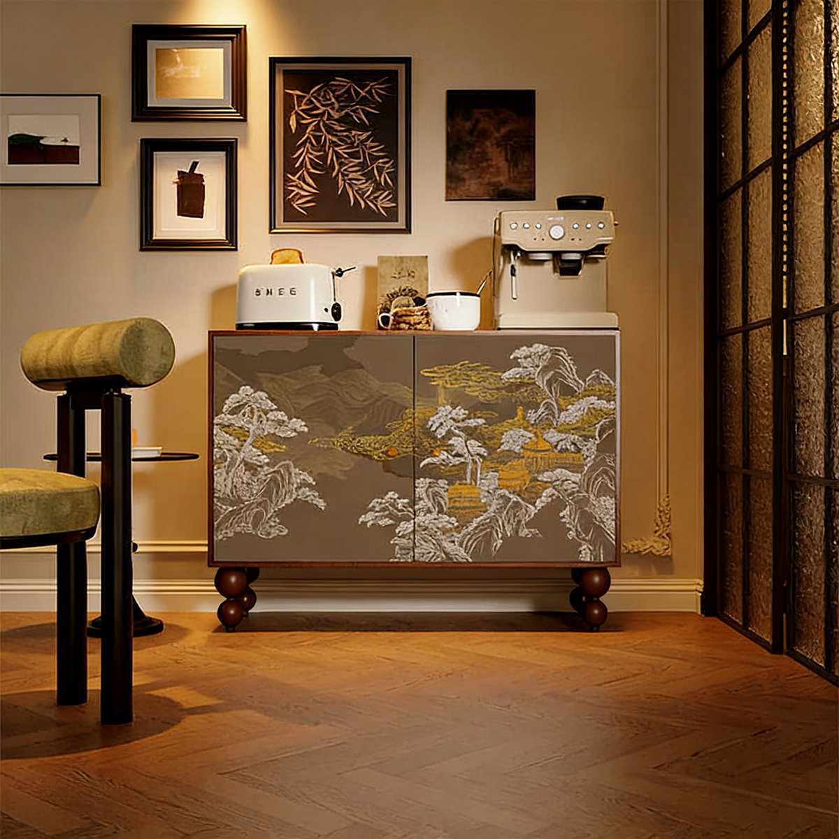 Latitude Run® Solid Wood Entryway Cabinet with Double Doors | Wayfair