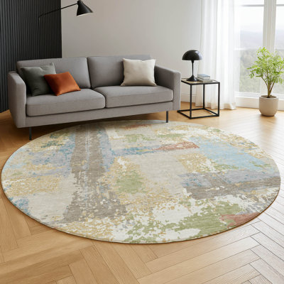 Premium Machine Washable Mayfield AMF2212 abstract Rug