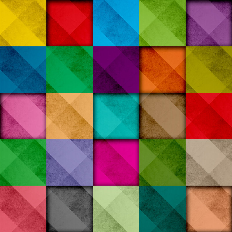 Retro Design - Wrapped Canvas Print, 76cm H x 76cm W x 3.8cm D