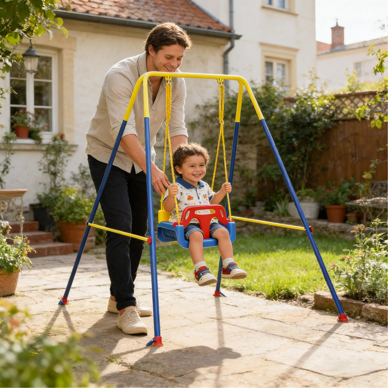 Outdoor Swing Set,Metal Swing Set