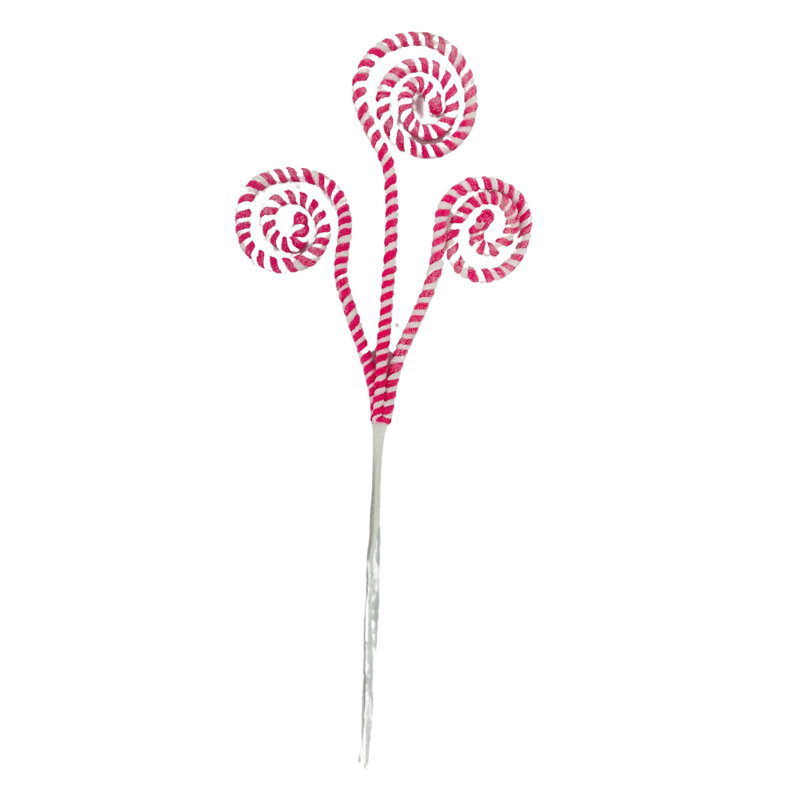 27'' Striped Polyester Food & Beverage Shatterproof Pick