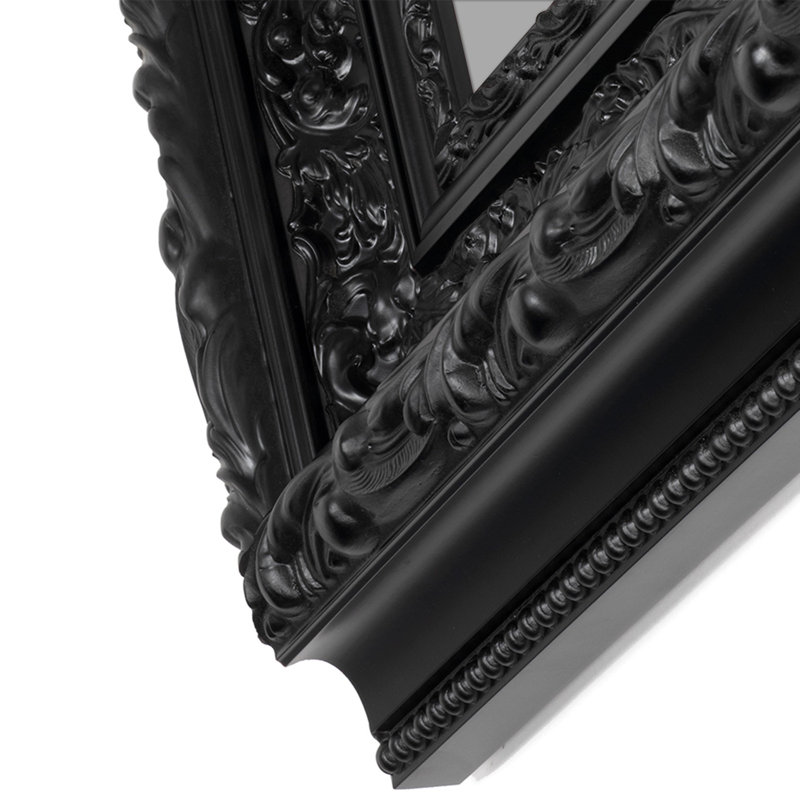 Miroir Elite, Noir satiné, 55 po x 43 po