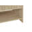 Abdullah Modern Arch-Fluted Beige Wood Coffee Table with Open Shelf