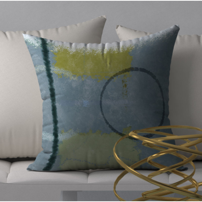  Housse et insert de coussin carré précieux, H 18 po x l 18 po