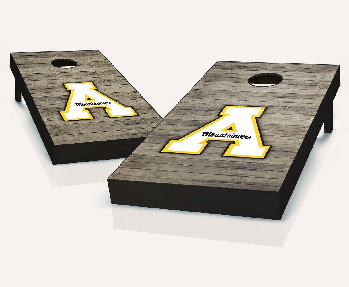 AJJ Cornhole 2' x 4' NCAA Solid Wood Cornhole Set with Bags | Wayfair