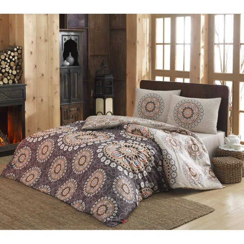 Ensemble de housse de couette réversible , Housse de couette très grand et 2 taies