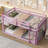 Solid Wooden , Solid Rubber Wooden Twin Over Twin Loft Bed With Ladder ,Upper And Bottom Bed Platforms Crafted With Strengthened Slats ,Pink-1491208412-1491208409