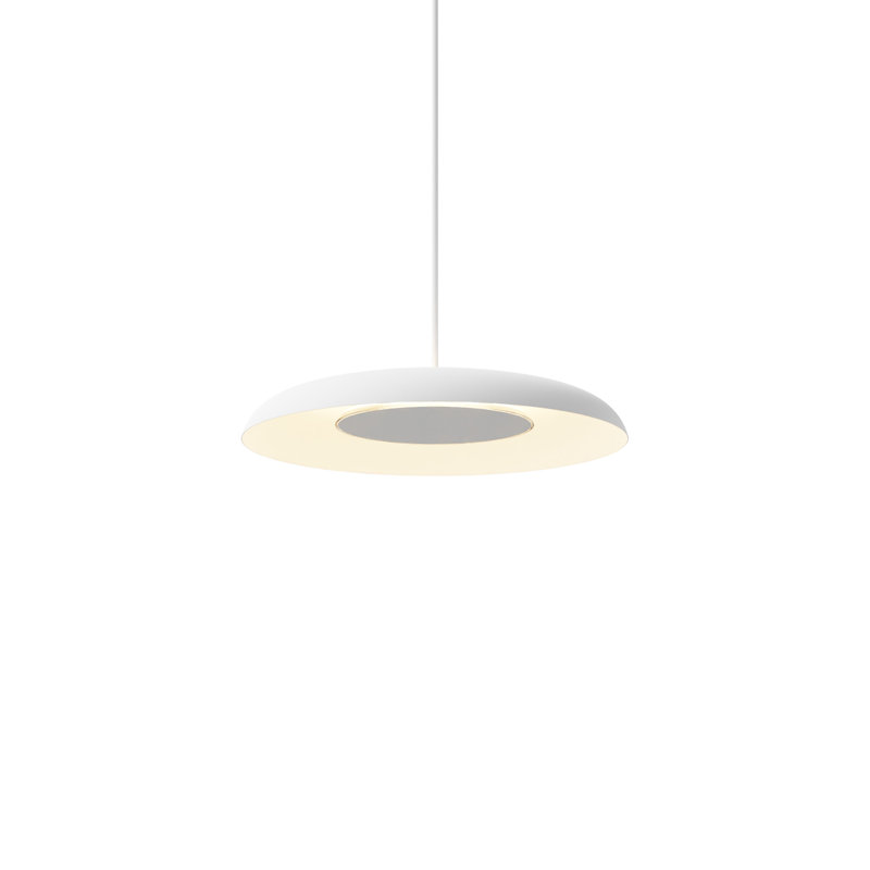 Ramen 1500 - Light LED Flush Mounted Sconce, 2.6" H x 18" W x 18" D, Matte White
